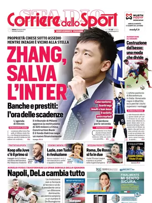 Prima pagina Corriere dello Sport (23 marzo 2024)