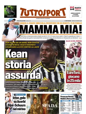 Prima pagina Tuttosport (30 marzo 2024)