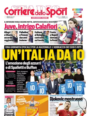 Prima pagina Corriere dello Sport (4 giugno 2024)