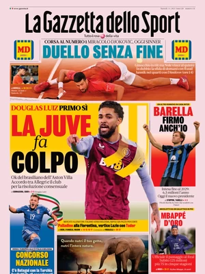 Prima pagina La Gazzetta dello Sport (4 giugno 2024)