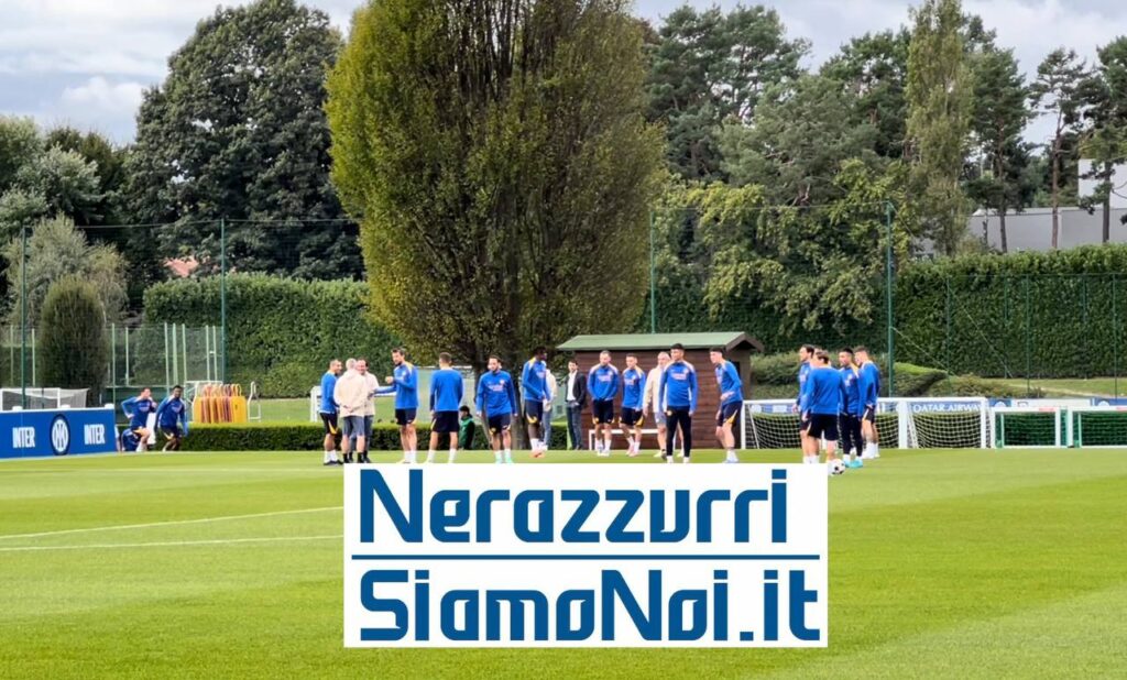 Allenamento Inter Manchester City Appiano