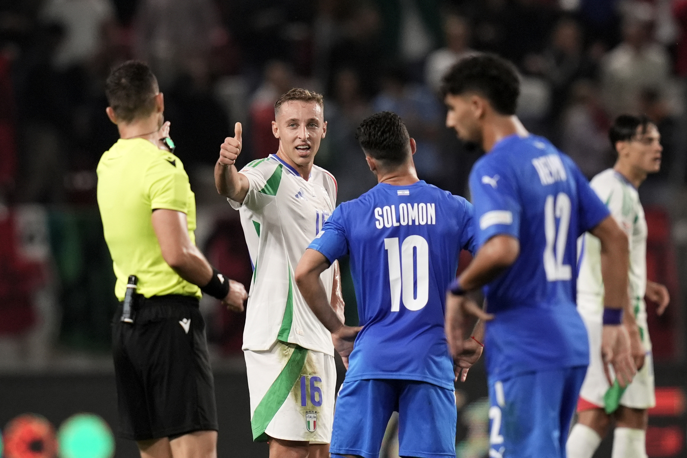 Davide Frattesi Israele Italia Nations League tabellino