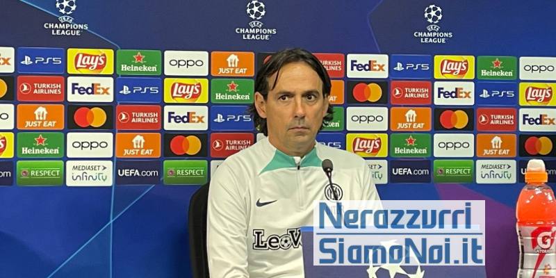 Simone Inzaghi Manchester City Inter programma vigilia Champions League 2024-2025