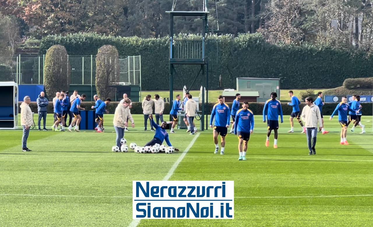 Allenamento Inter Arsenal Champions League 2024-2025