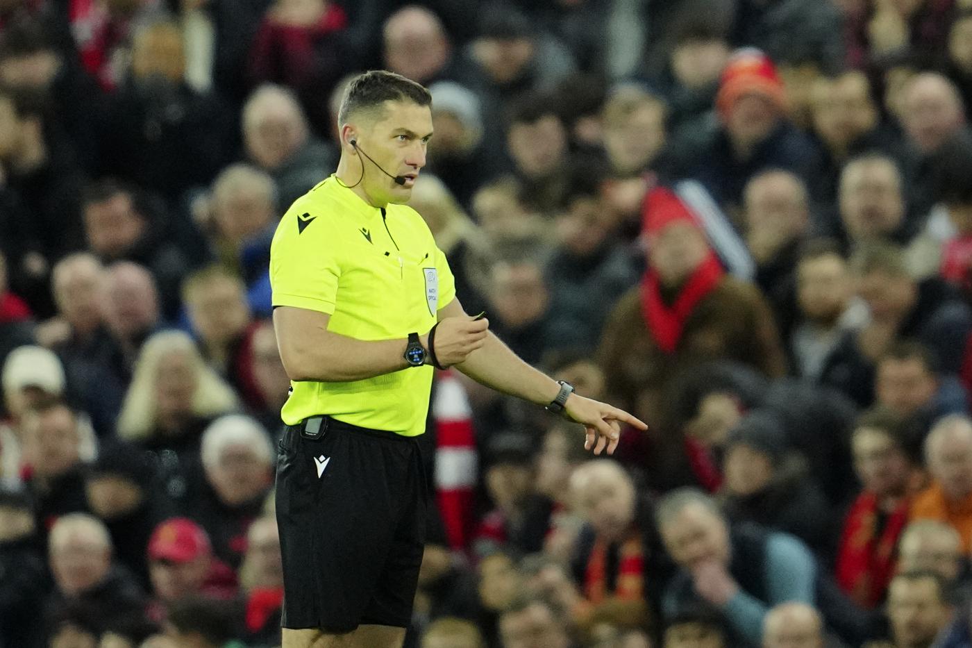 Istvan Kovacs arbitro Inter Arsenal designazioni arbitrali Champions League 2024-2025