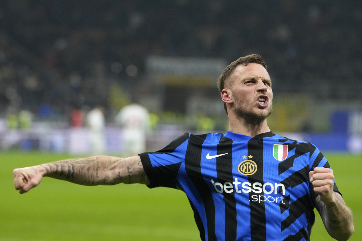 Marko Arnautovic durante Inter-Fiorentina