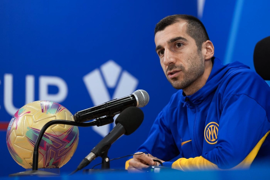 Henrikh Mkhitaryan Juventus Inter conferenza stampa Serie A 2024-2025