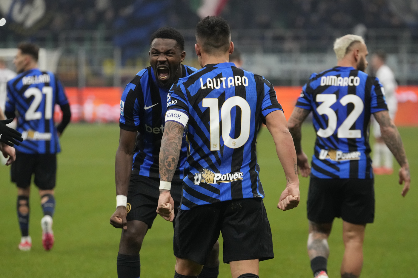 Thuram e Lautaro Martinez