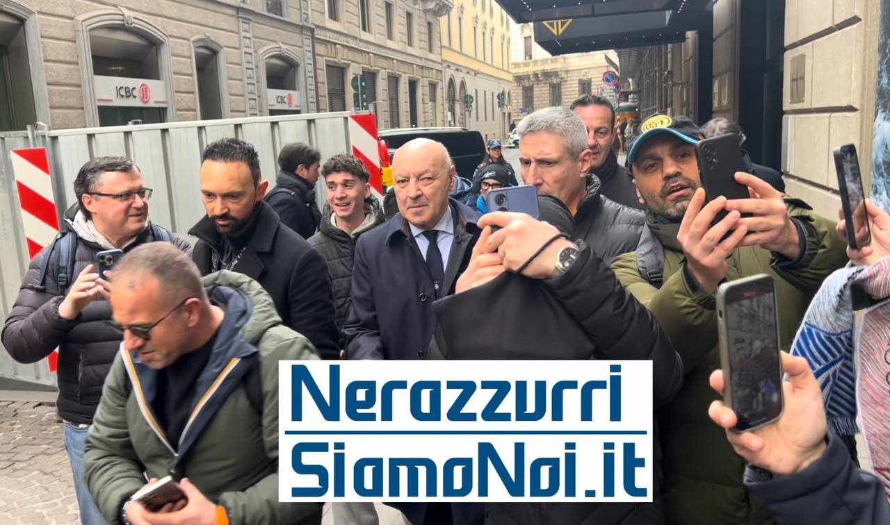 Il presidente Marotta tra i tifosi nerazzurri che chiedono Gyokeres e Nico Paz Nerazzurrisiamonoi.it