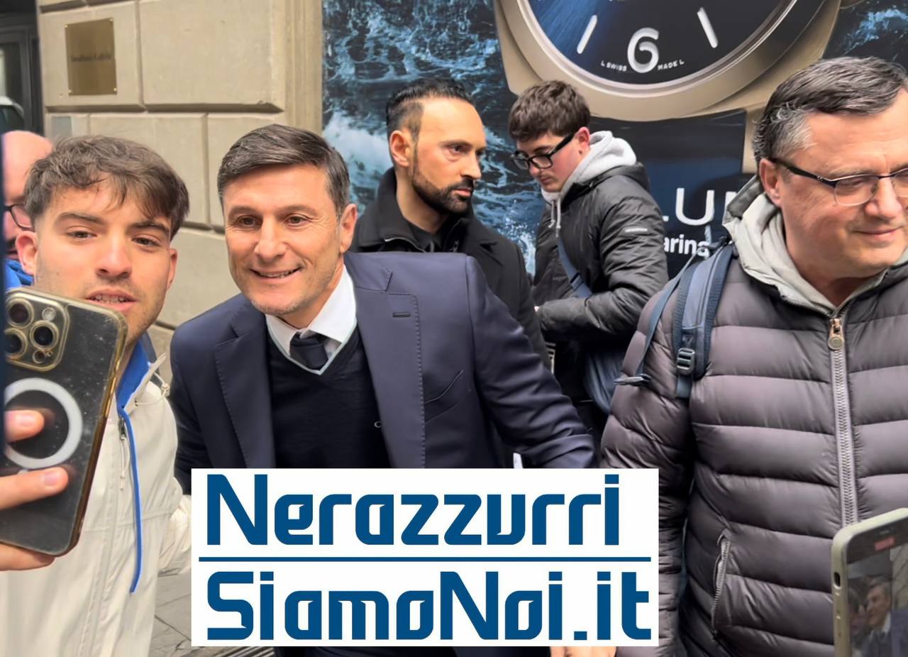 Zanetti a Milano firma autografi e un tifoso lo esorta a portare Nico Paz all'Inter Nerazzurrisiamonoi.it