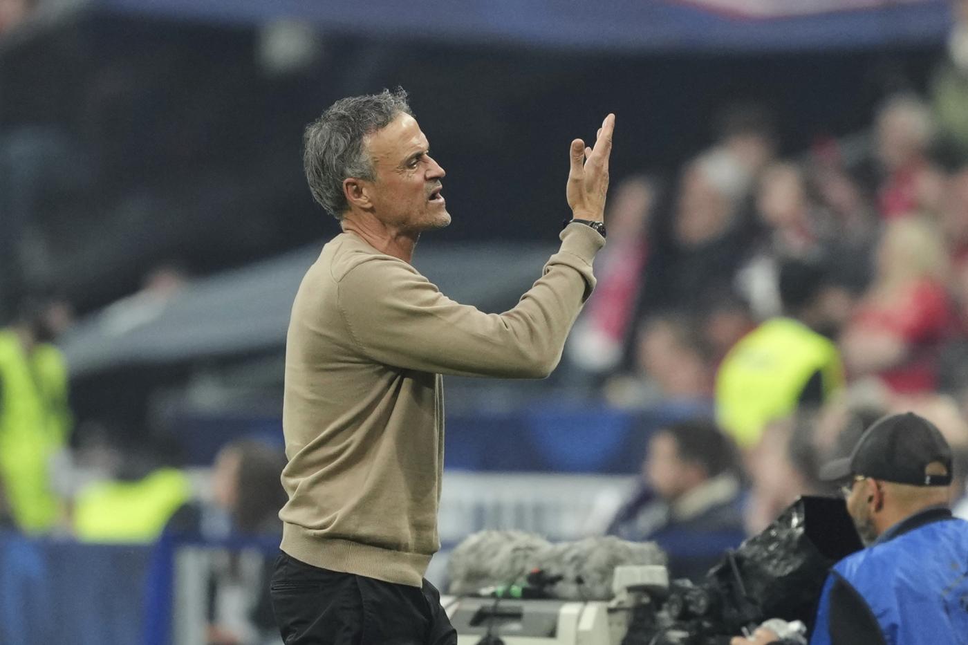 Luis Enrique, tecnico del PSG