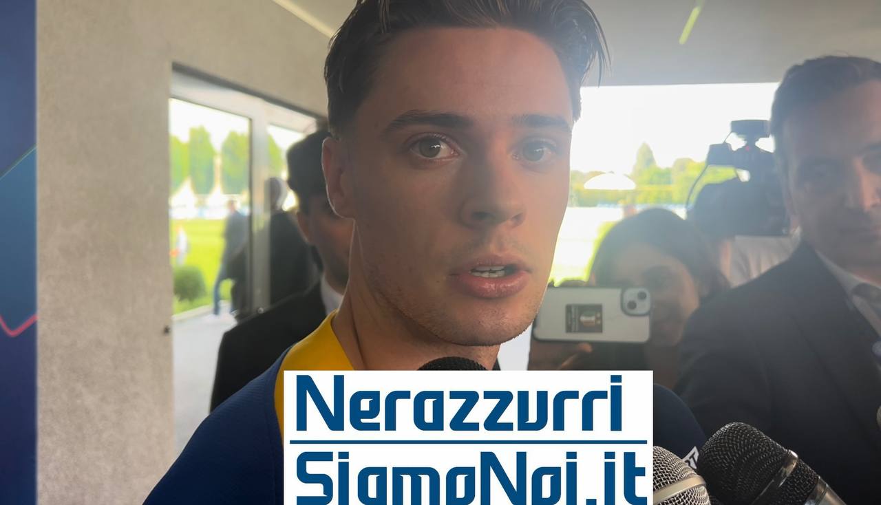 Zalewski all'Open Media Day di Appiano Gentile (26 maggio 2025)