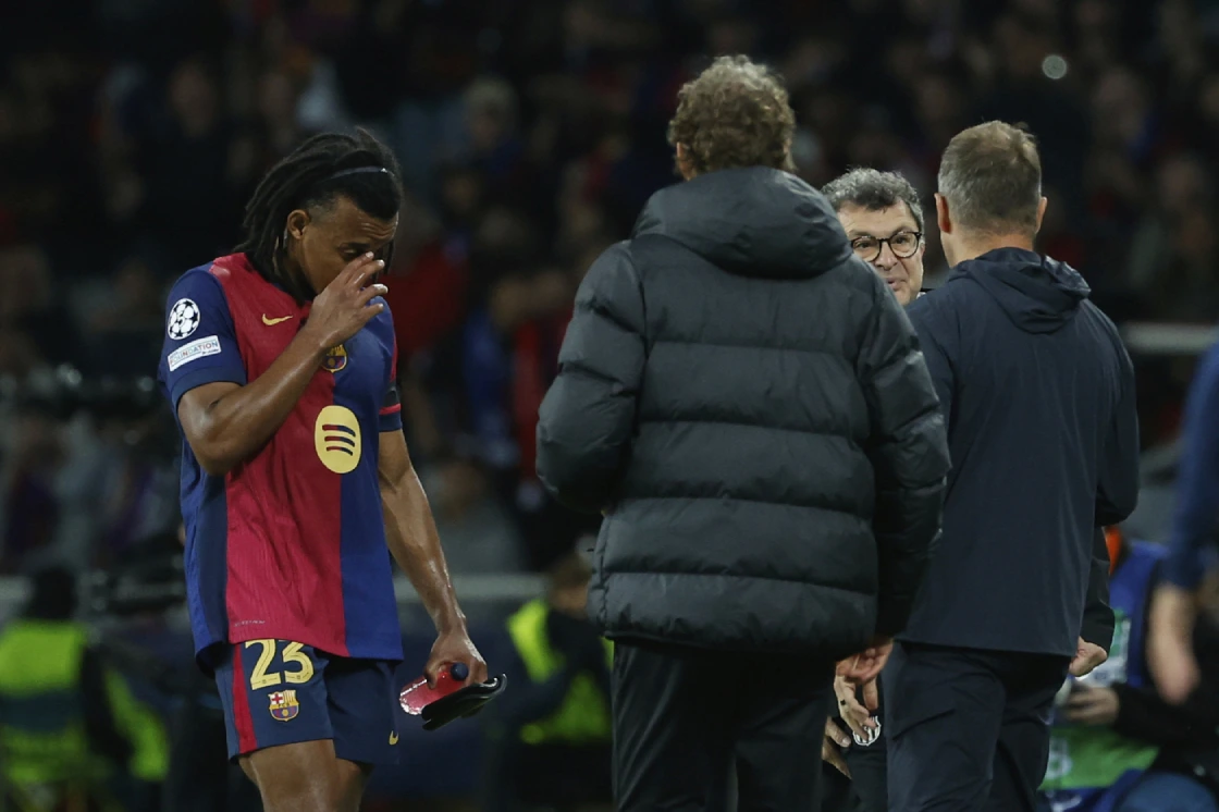 Jules Koundé infortunio Barcellona Inter