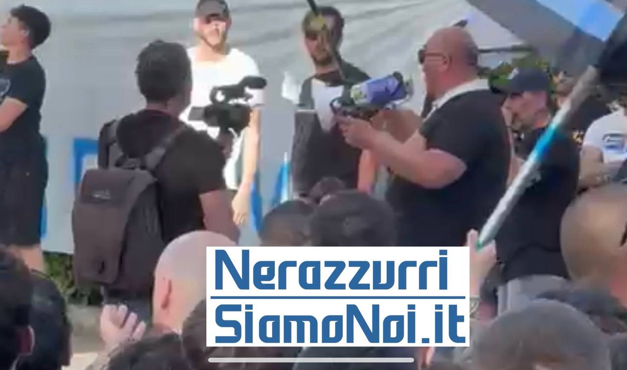 I tifosi della Curva Nord dell'Inter protestano contro la proprietà ad Appiano Gentile Nerazzurrisiamonoi.it