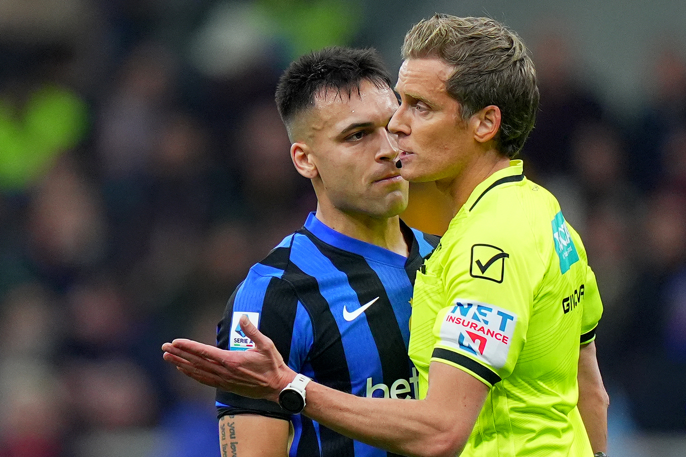 Lautaro Martinez e Daniele Chiffi