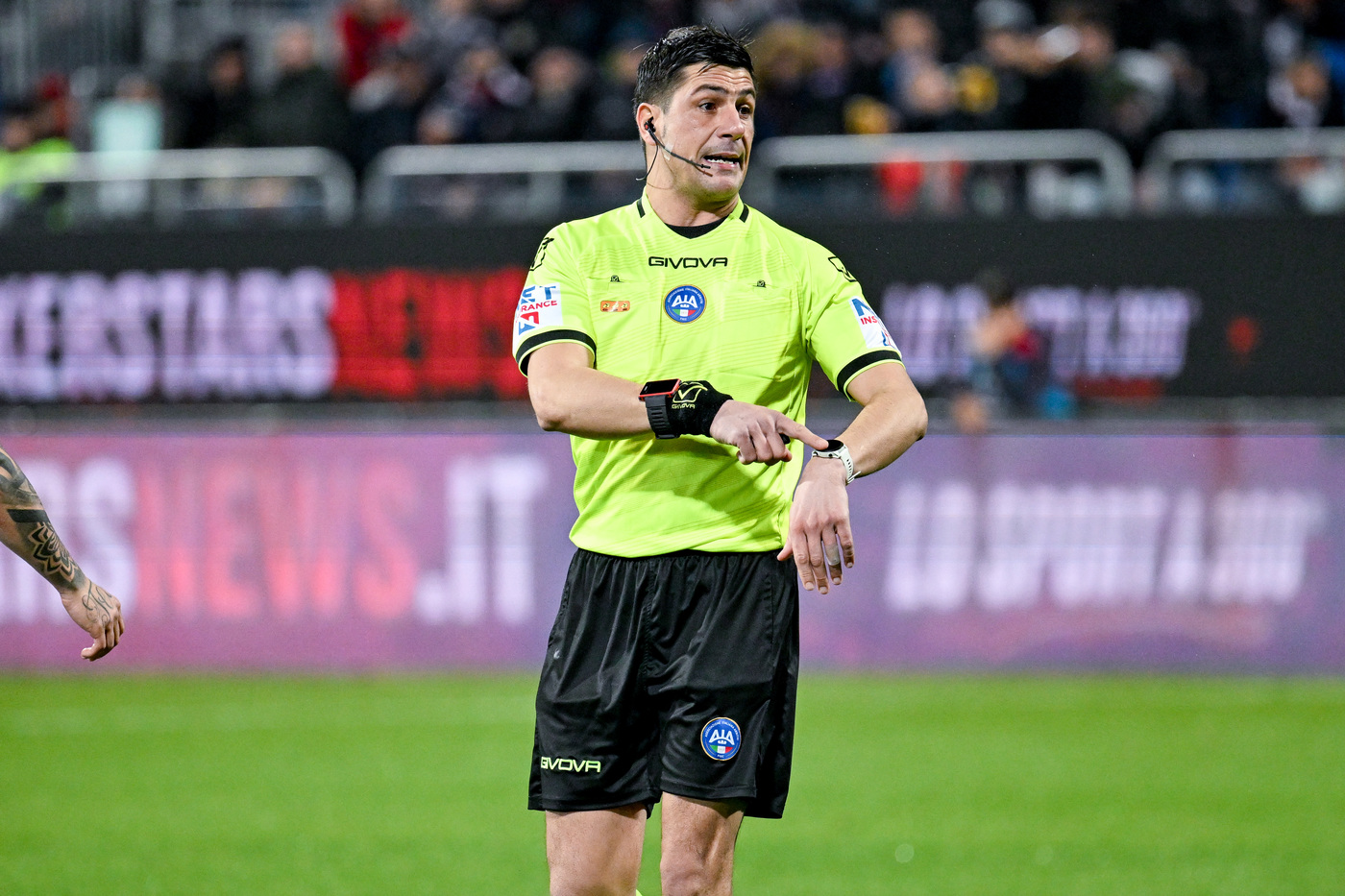 L'arbitro Gianluca Manganiello