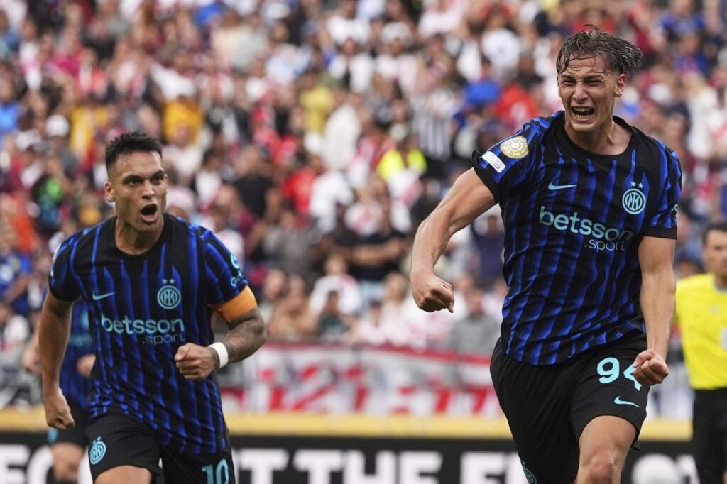 Pio Esposito e Lautaro Martinez I Inter