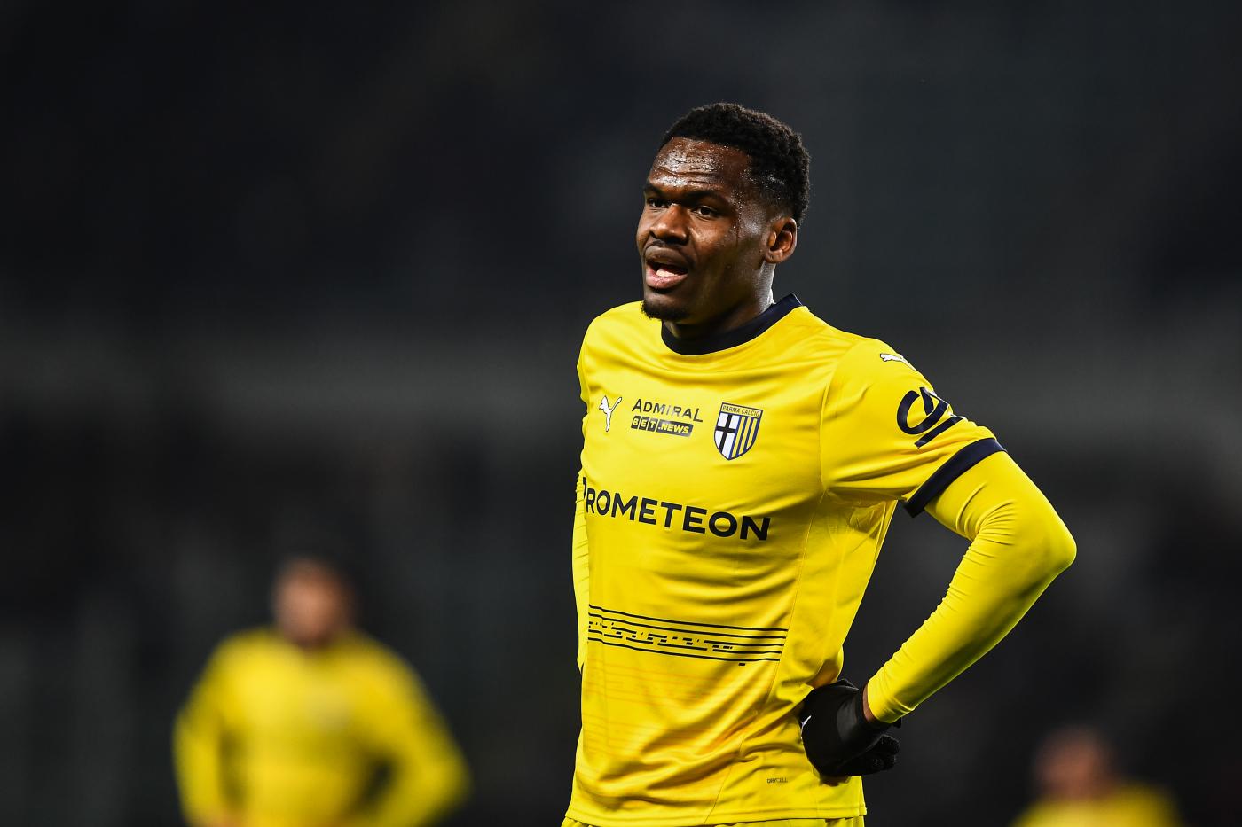 L'attaccante del Parma Ange-Yoan Bonny in campo contro il Torino in Serie A Nerazzurrisiamonoi.it