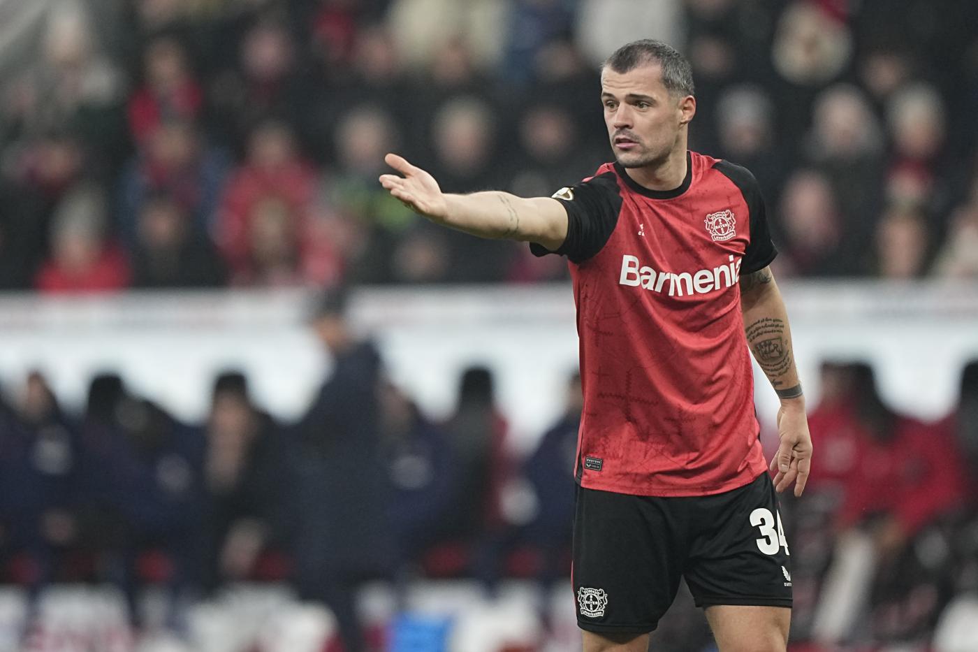 Il centrocampista del Bayer Leverkusen Granit Xhaka Nerazzurrisiamonoi.it