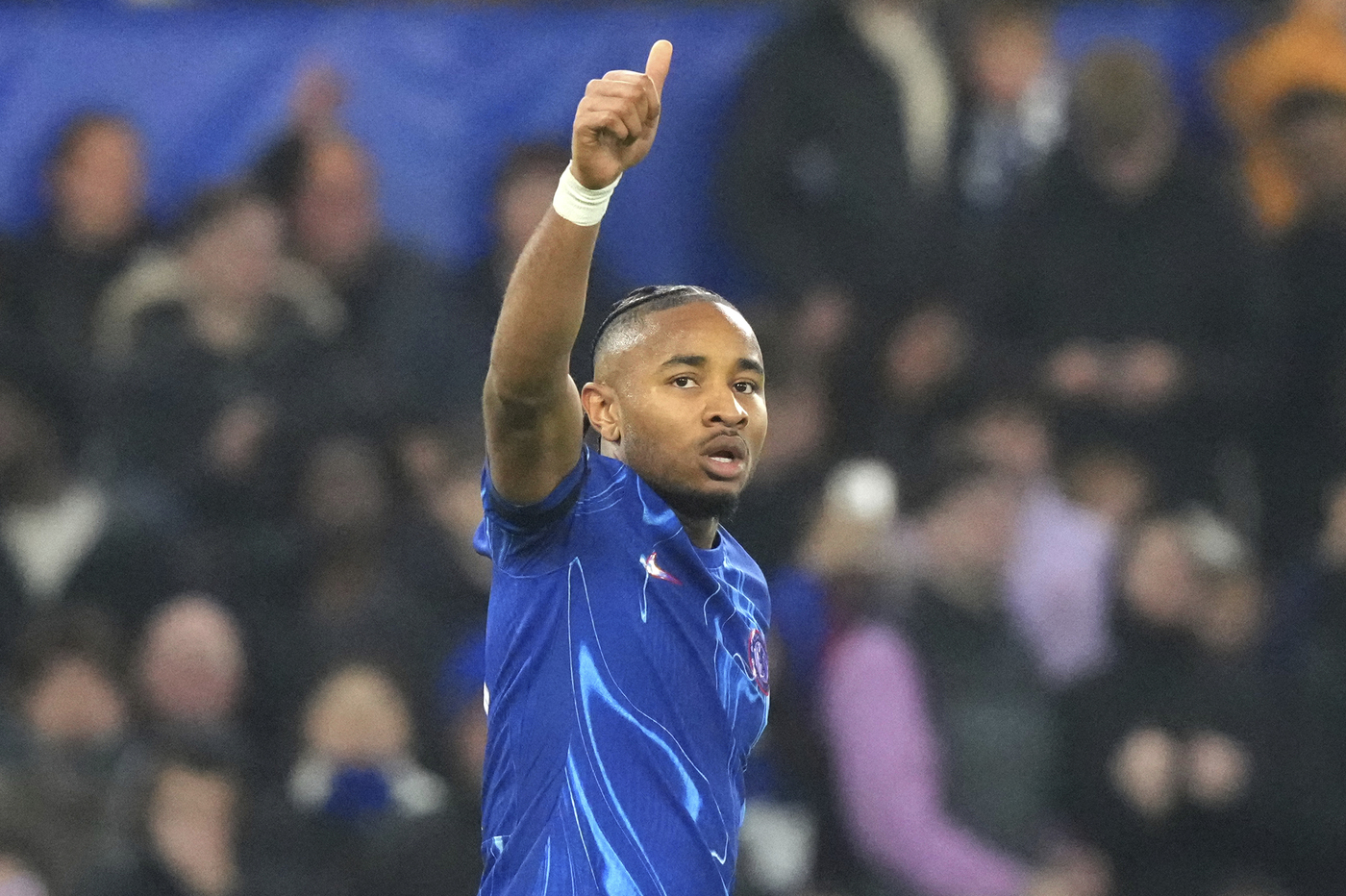 L'attaccante del Chelsea Cristopher Nkunku durante una partita di Conference League Nerazzurrisiamonoi.it