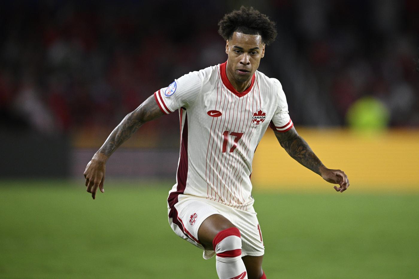 Tajon Buchanan in campo con la nazionale canadese Nerazzurrisiamonoi.it