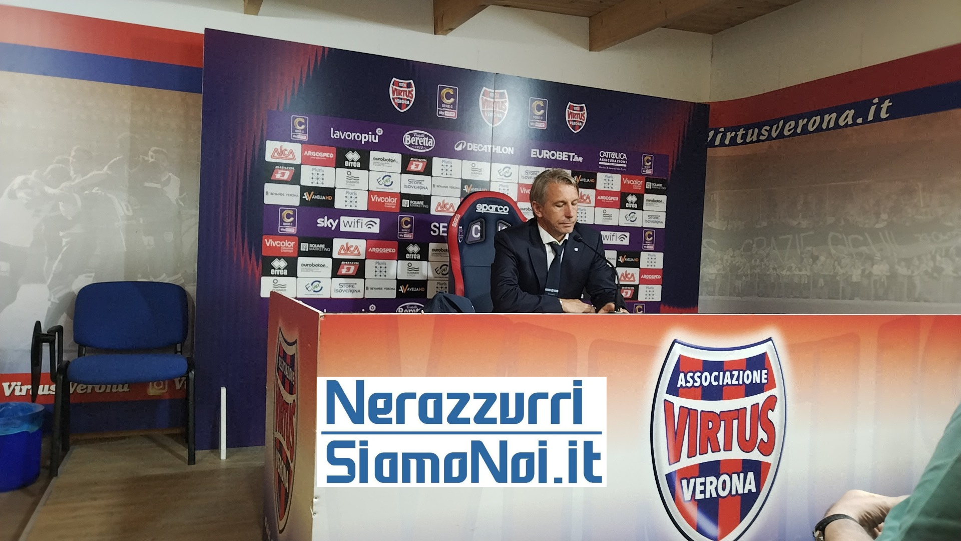 Stefano Vecchi in conferenza stampa dopo Virtus Verona-Inter U23 (17 settembre 2025)
