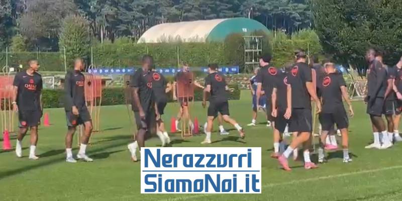Allenamento Inter in vista di Ajax-Inter (16 settembre 2025)
