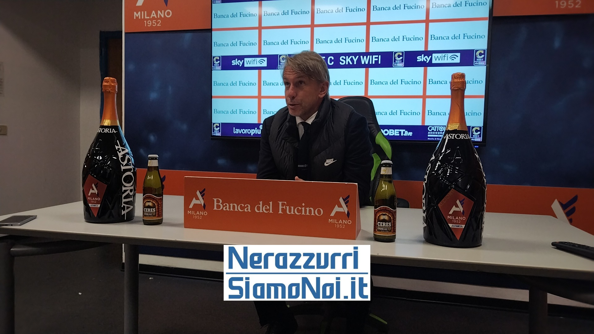 Vecchi in conferenza stampa dopo Alcione-Inter U23 (17 ottobre 2025)