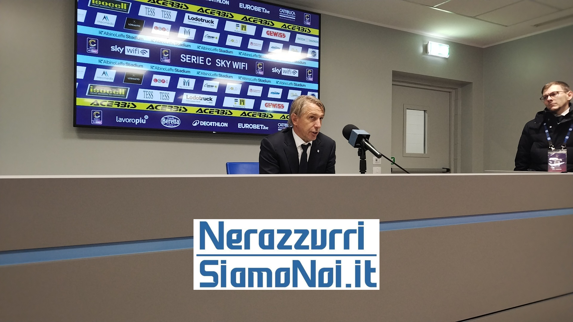 Stefano Vecchi dopo AlbinoLeffe-Inter U23 (3 novembre 2025) Stefano Vecchi dopo AlbinoLeffe-Inter U23 (3 novembre 2025)