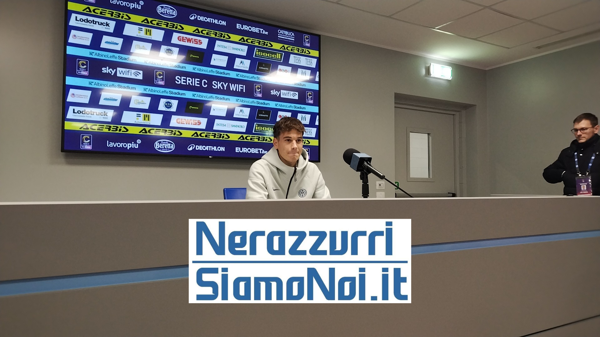 Luka Topalovic dopo AlbinoLeffe-Inter U23 (3 novembre 2025)