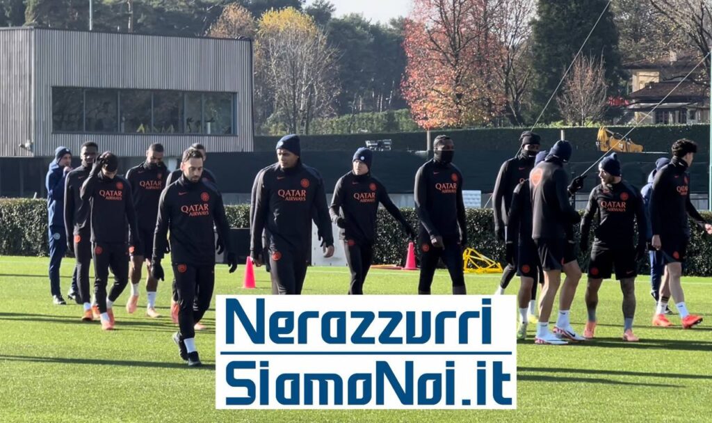 Allenamento Inter Champions League Atletico Madrid
