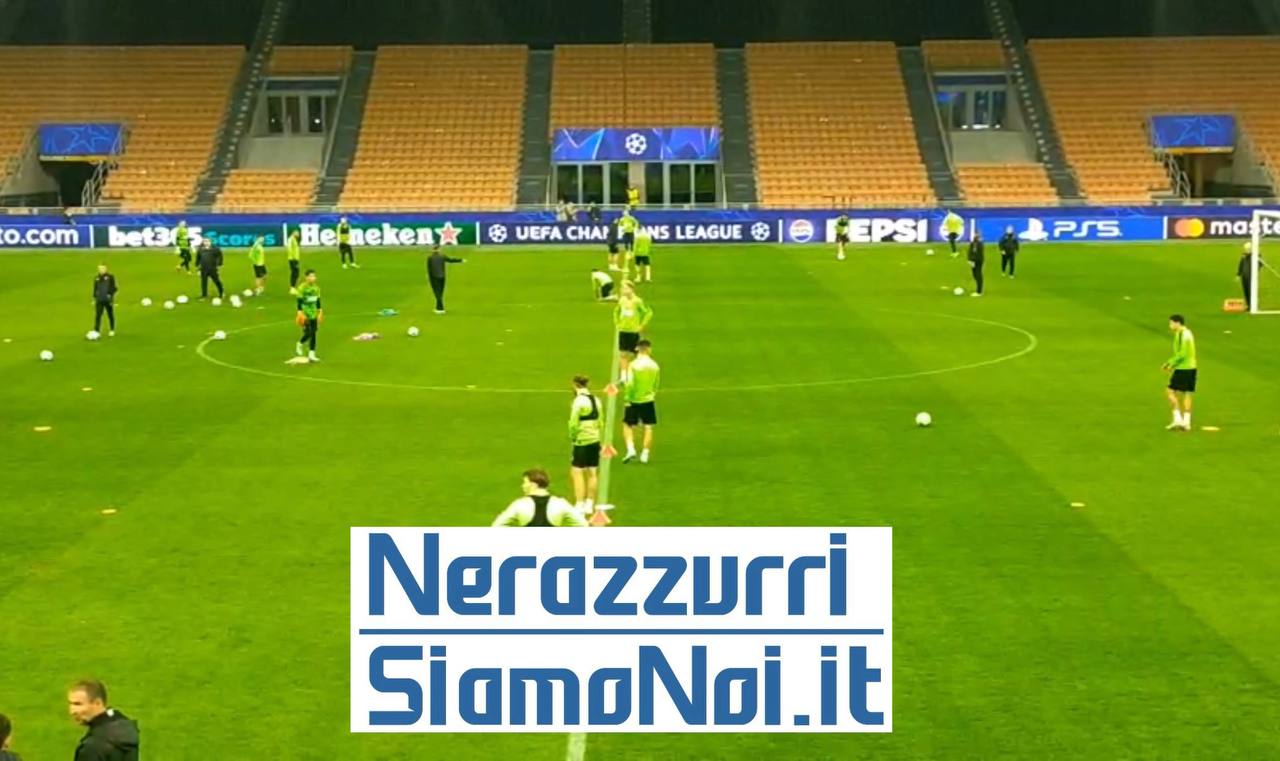 Allenamento Kairat Almaty a San Siro (4 novembre 2025)