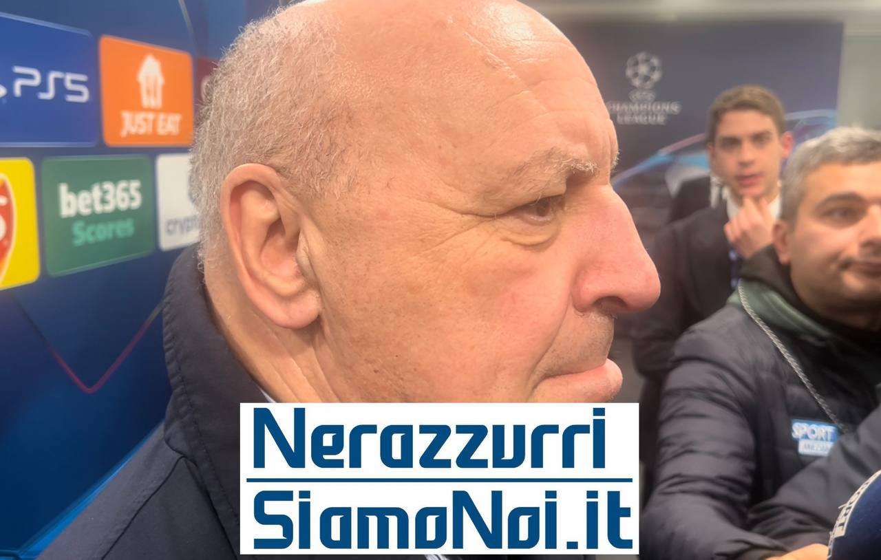 Marotta in zona mista dopo Inter-Kairat Almaty (5 novembre 2025) Marotta in zona mista dopo Inter-Kairat Almaty (5 novembre 2025)