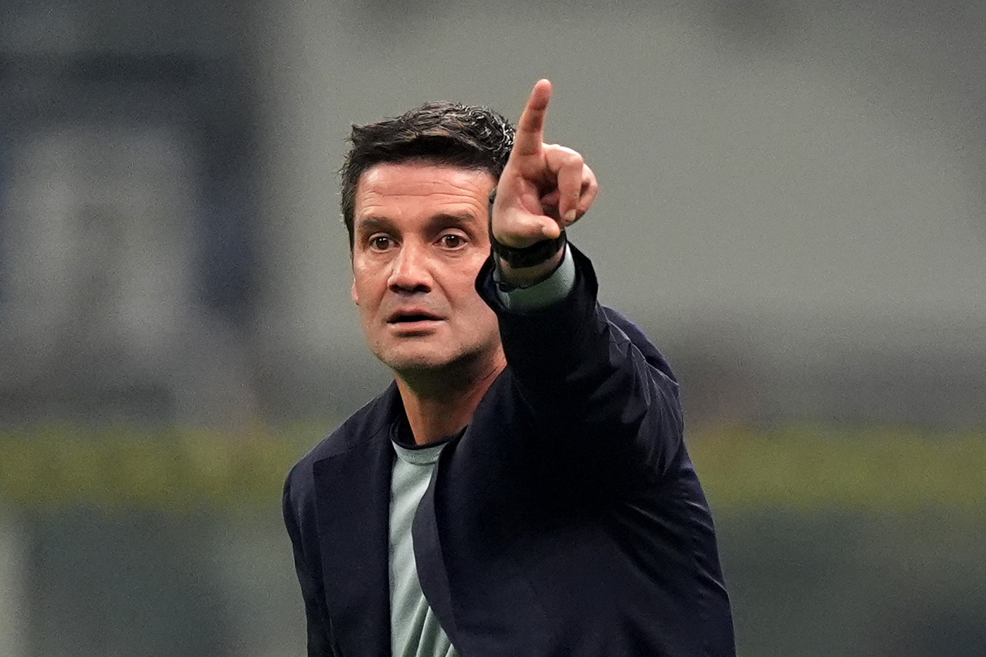 Il tecnico dell'Inter Cristian Chivu durante la sfida del Meazza contro la Lazio Nerazzurrisiamonoi.it