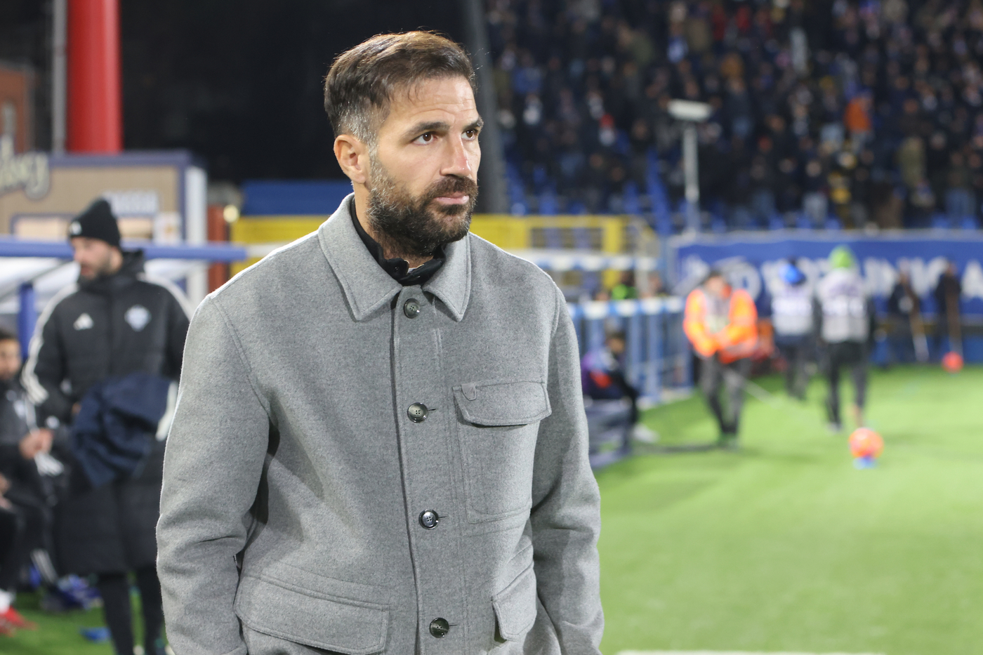 Il tecnico del Como Cesc Fabregas al Sinigaglia Nerazzurrisiamonoi.it