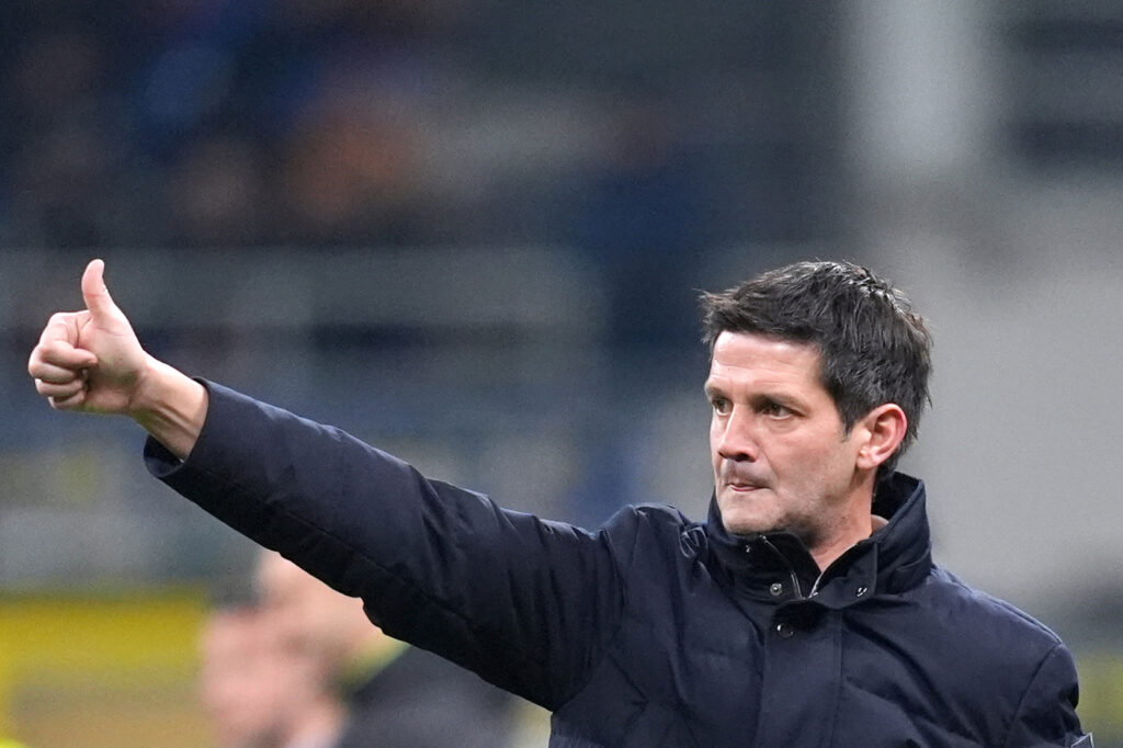 Il tecnico Cristian Chivu durante Inter-Napoli Nerazzurrisiamonoi.it