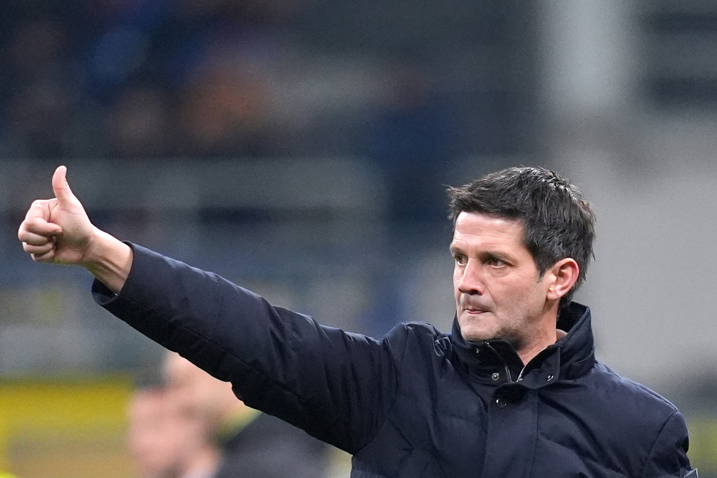 Il tecnico Cristian Chivu durante Inter-Napoli Nerazzurrisiamonoi.it