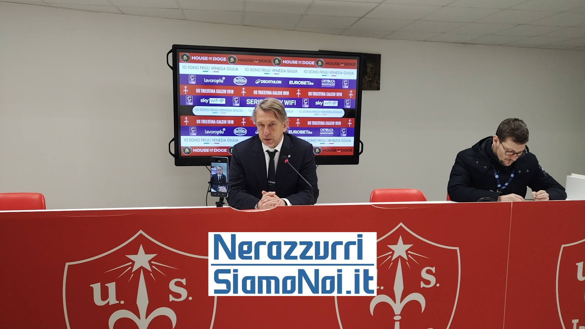 Vecchi in conferenza stampa post Triestina Inter U23 (8 febbraio 2026)