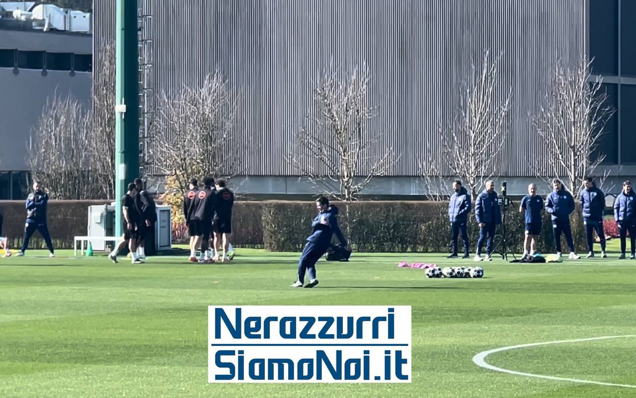 L'allenamento dell'Inter alla vigilia della partita contro il Bodø/Glimt (23 febbraio 2026)