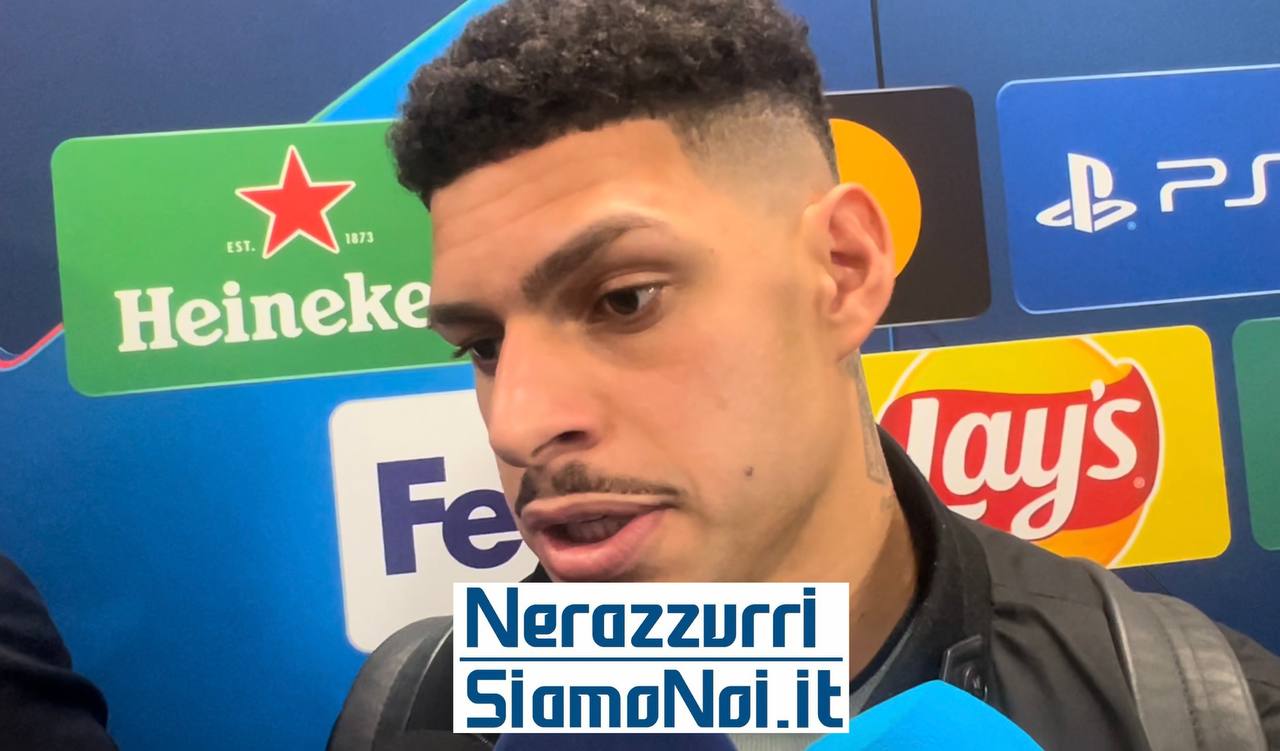 Luis Henrique in zona mista dopo l'eliminazione contro il Bodo Glimt (24 febbraio 2026)