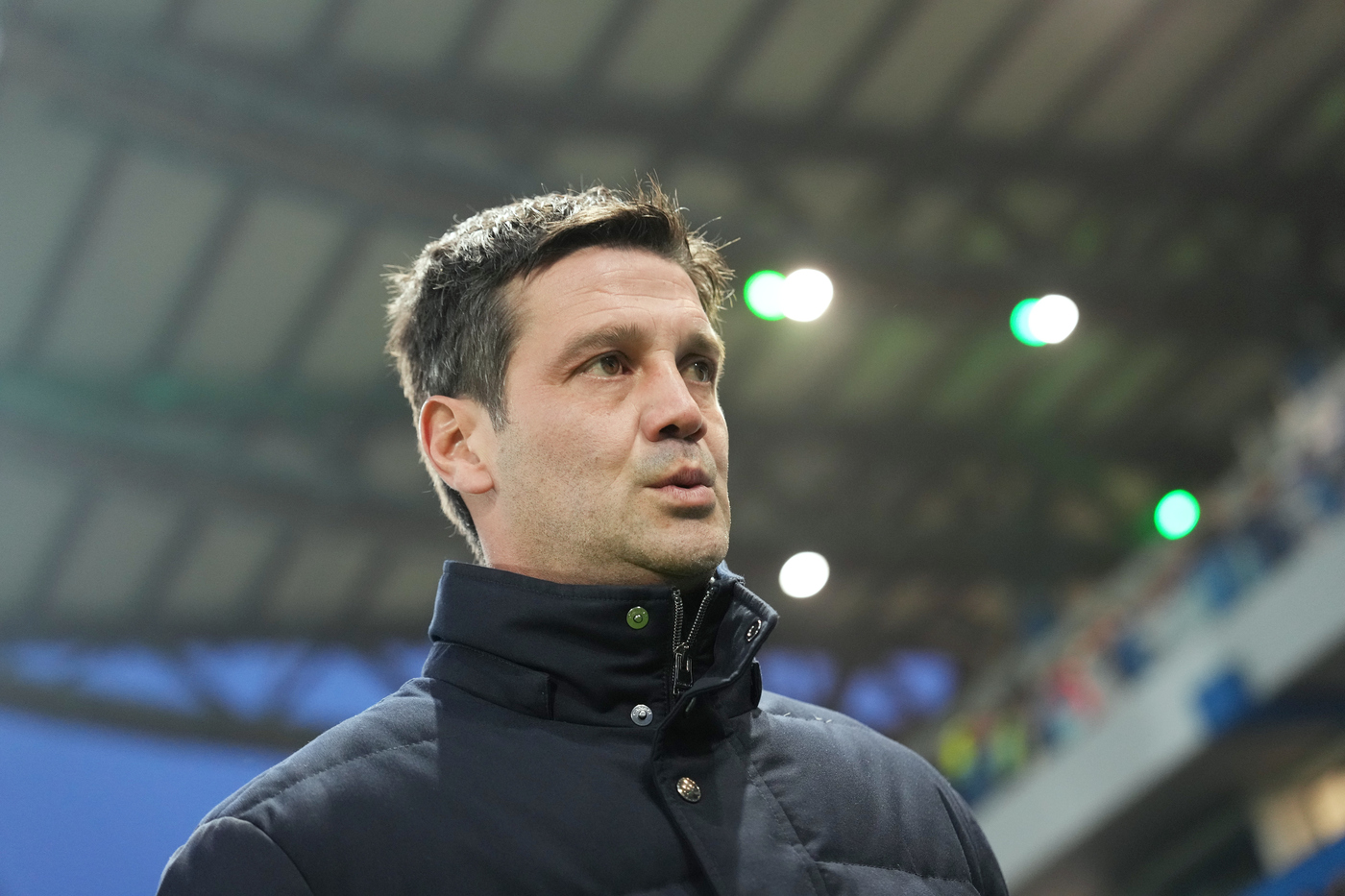 Il tecnico dell'Inter Cristian Chivu al Mapei Stadium per Sassuolo-Inter Nerazzurrisiamonoi.it