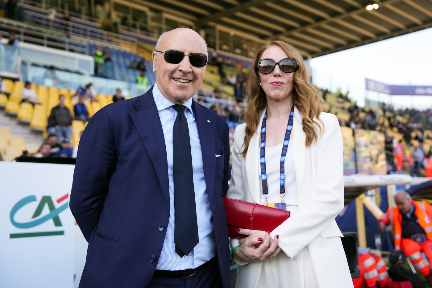 Giuseppe Marotta e Katherine Ralph
