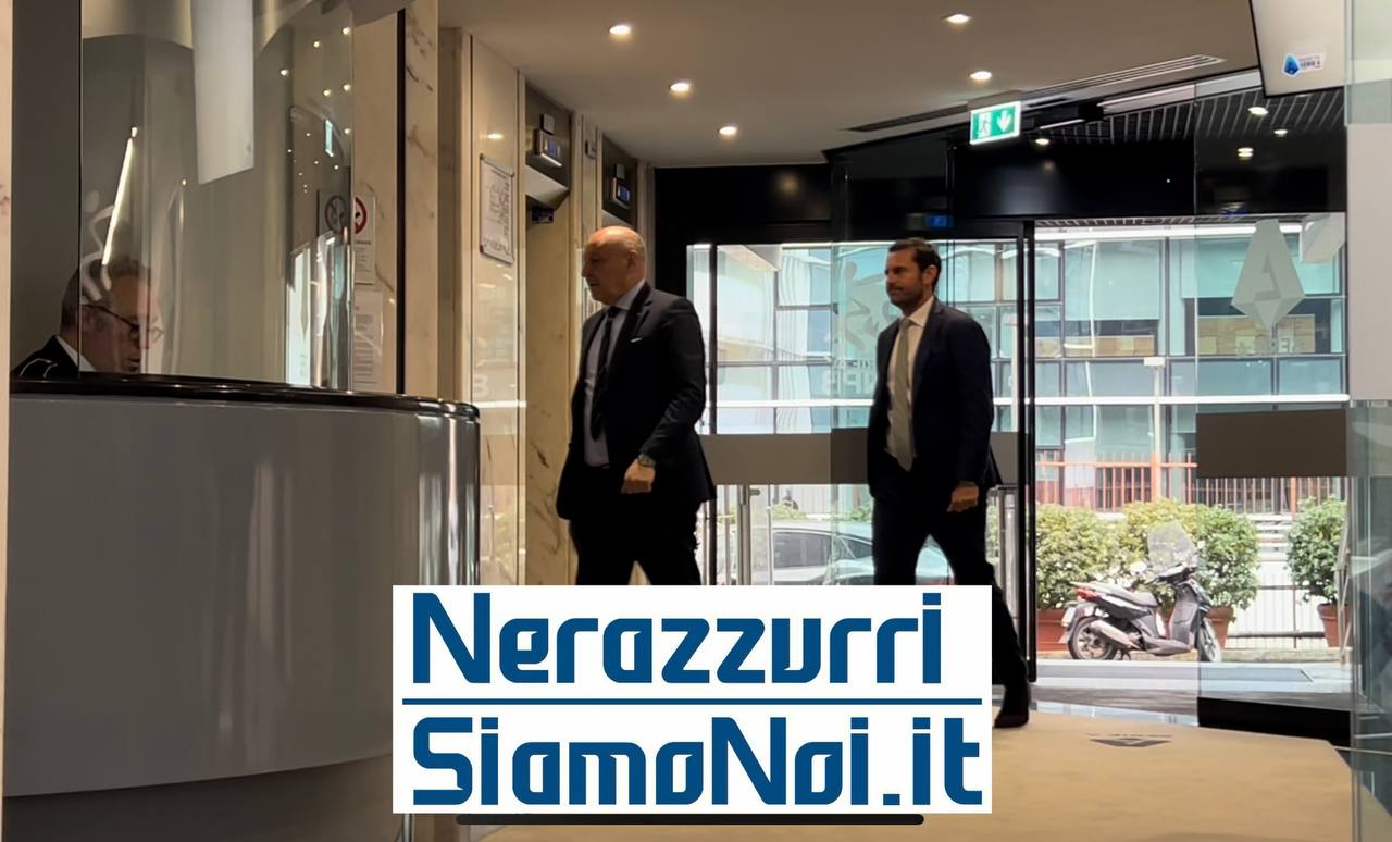 Marotta e l'avvocato Capellini all'assemblea di Lega (13 aprile 2026) Marotta e l'avvocato Capellini all'assemblea di Lega (13 aprile 2026)