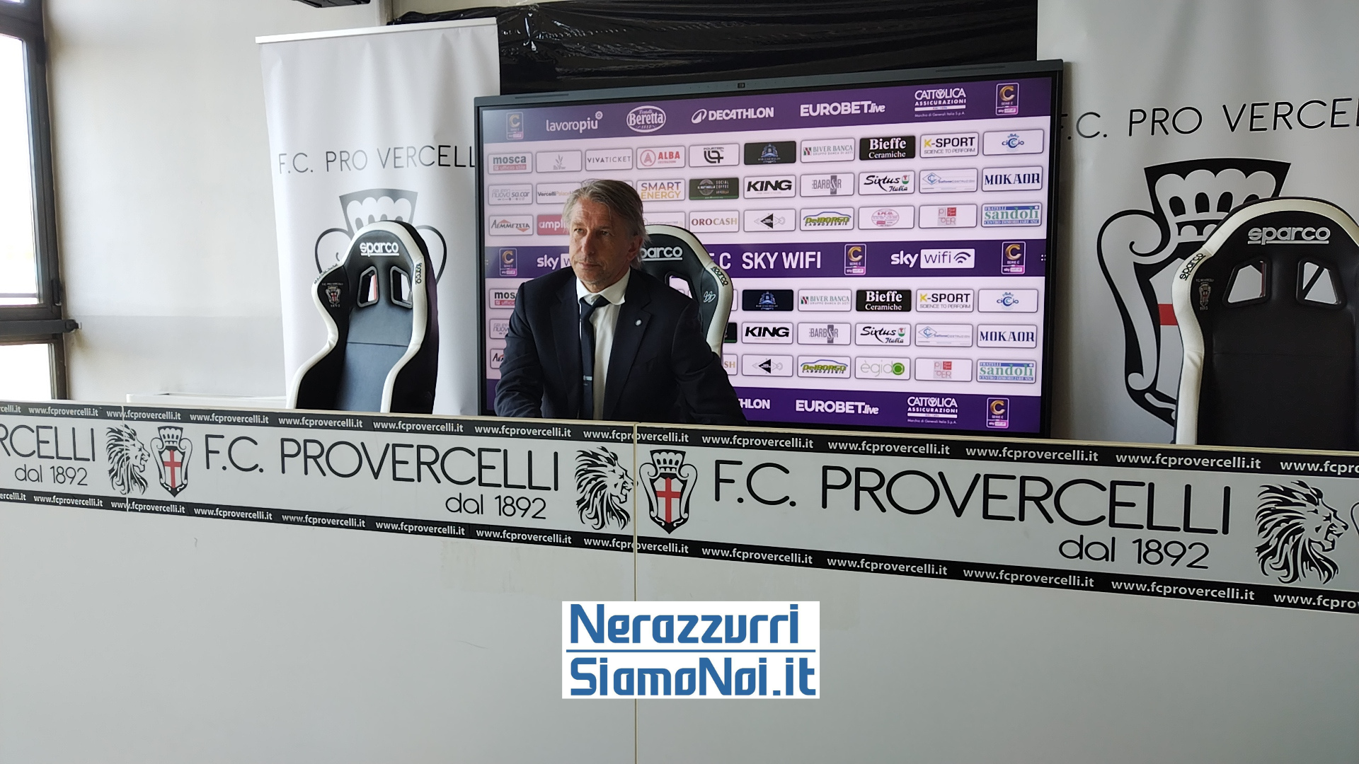 Stefano Vecchi in conferenza dopo Pro Vercelli Inter U23 (4 aprile 2026) Stefano Vecchi in conferenza dopo Pro Vercelli Inter U23 (4 aprile 2026)