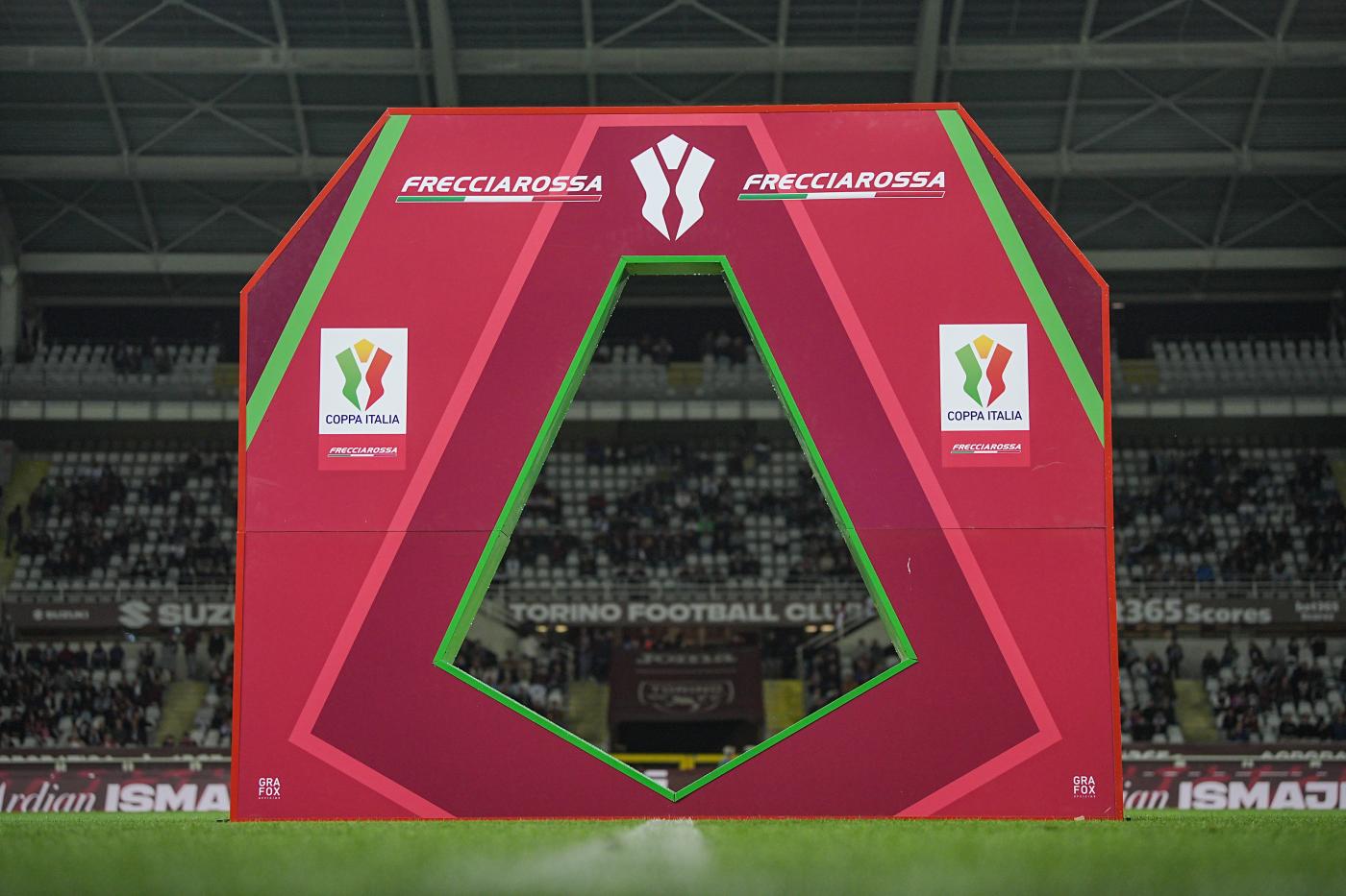 Logo della Coppa Italia allo stadio Olimpico di Torino Nerazzurrisiamonoi.it