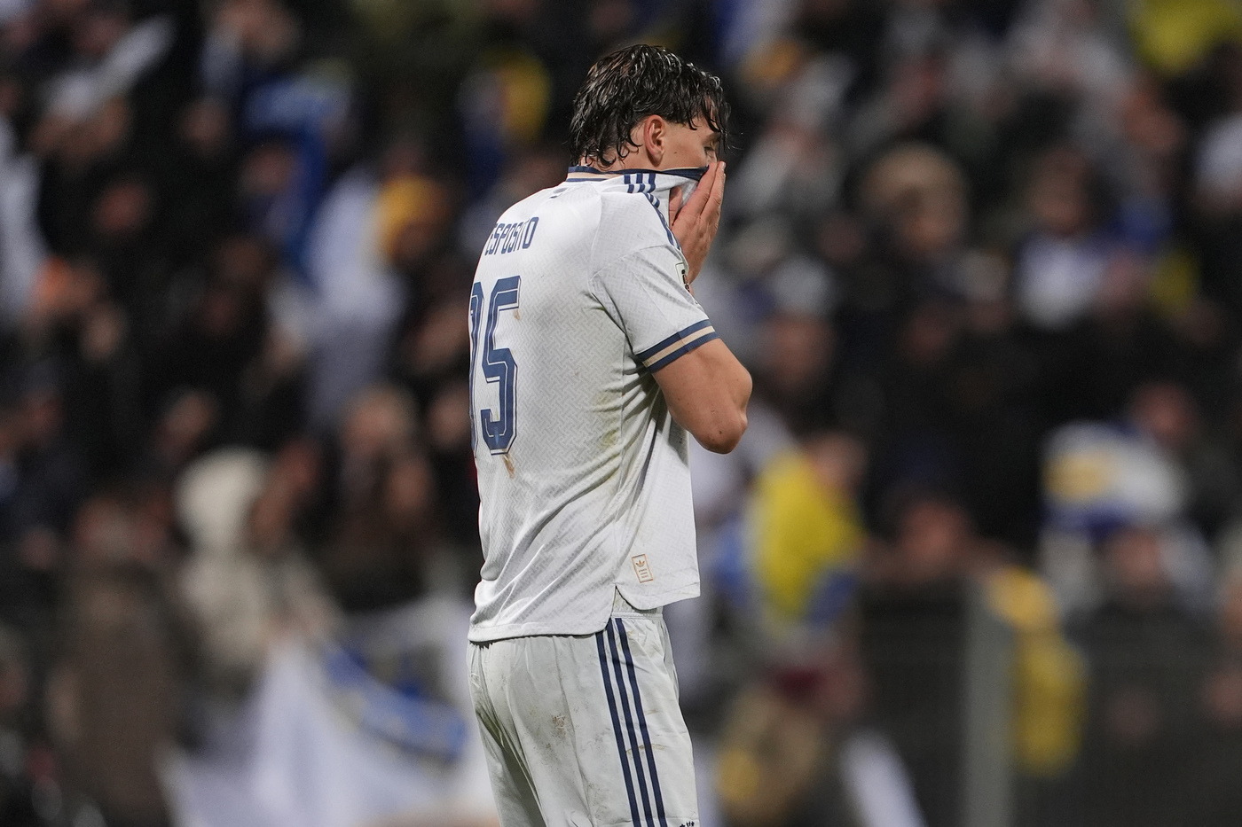 Pio Esposito in campo con la Nazionale Italiana Nerazzurrisiamonoi.it