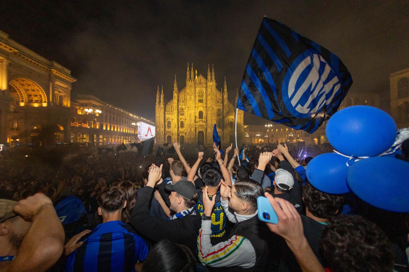 Festeggiamenti Inter Duomo