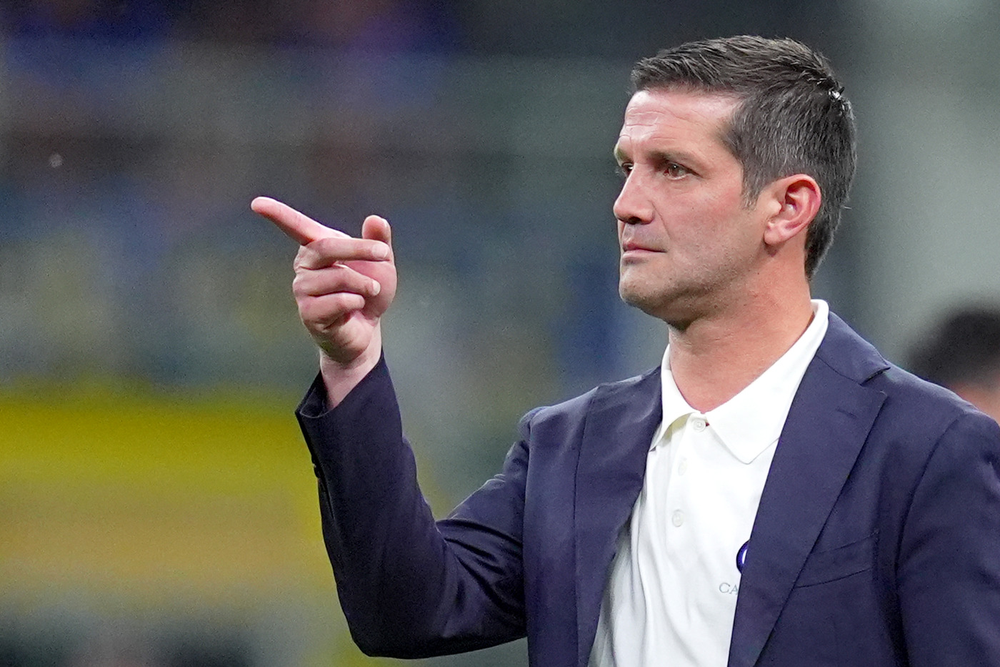 Il tecnico dell'Inter Cristian Chivu allo stadio Meazza Nerazzurrisiamonoi.it